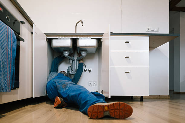 Professional Drain Cleaning technician working in Tybee Island, GA